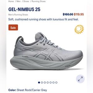 ASICS Gel Nimbus 25- women 8 1/2